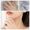 Gift Adjustable Alloy Women Line Rings Geometric Ring Opening Simple