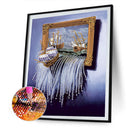 Waterfall Special Shaped Partial Drill Mosaic Rhinestone Diamond Pictures Newly