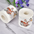 Christmas Toilet Roll Paper Santa Claus Home Bathroom Paper Xmas Tissue (1)