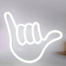 LED Finger Sign Neon Light Night Lamp Hanging for Home Party Decorations Newly