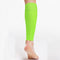 1 Pair Breathable Sports Football Shin Guard Leg Socks Pads (Yellow Kids) Newly