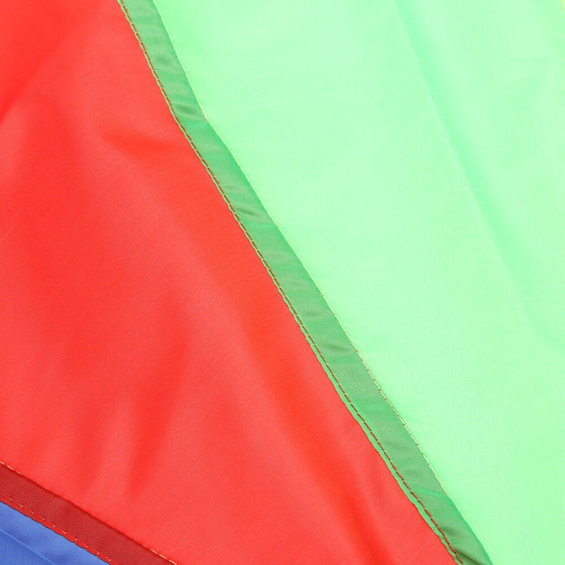 2M 8Handles Kids Kid Game Rainbow Parachute Outdoor Game Exercise Sport Sp