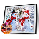 5D Diamond Paintings Christmas Snowman Embroidery DIY-Cross Stitch Xmas