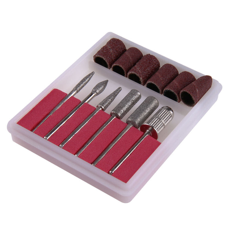Nail Drill Machine Electric Nail Files Bits Manicure Milling Cutter Gel Polish