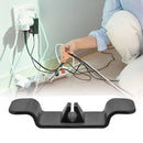 4pcs Kitchen Appliances Cable Holder Clip Management Cord Wrapper (Black) Newly