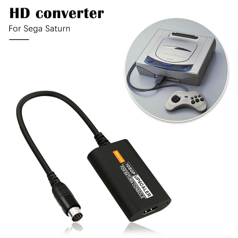 Game Console HDMI-Compatible Adapter for SEGA Saturn 1080P HDTV Converter