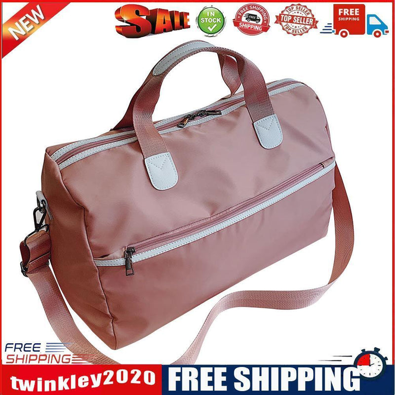 Fashion Women Yoga Fitness Waterproof Messenger Bag Luggage Handbag (Pink)l