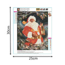 Xmas Needlework Christmas 5D Diamond Painting Embroidery Cross Stitch Santa