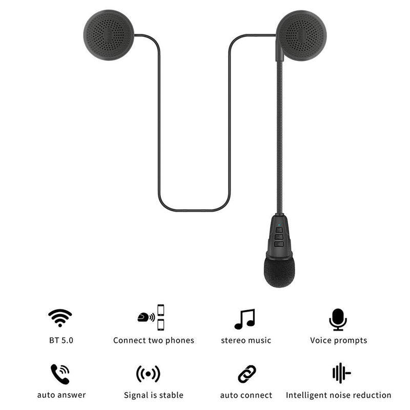 Helmet Bluetooth-compatible Headphone Wireless Motorcycle Sports Headset Newly