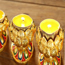 Decoration Lotus Seat Candlestick Light stand Incense Burner Lotus Lamp holder
