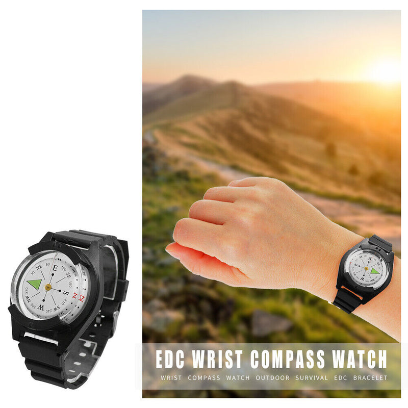 Multifunctional Navigation Compass Watch Luminous Compasses for Outdoor Act