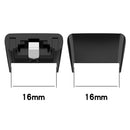 2pcs Watch Strap Connector Link Adapters for Huawei Honor Band 6 (Black)