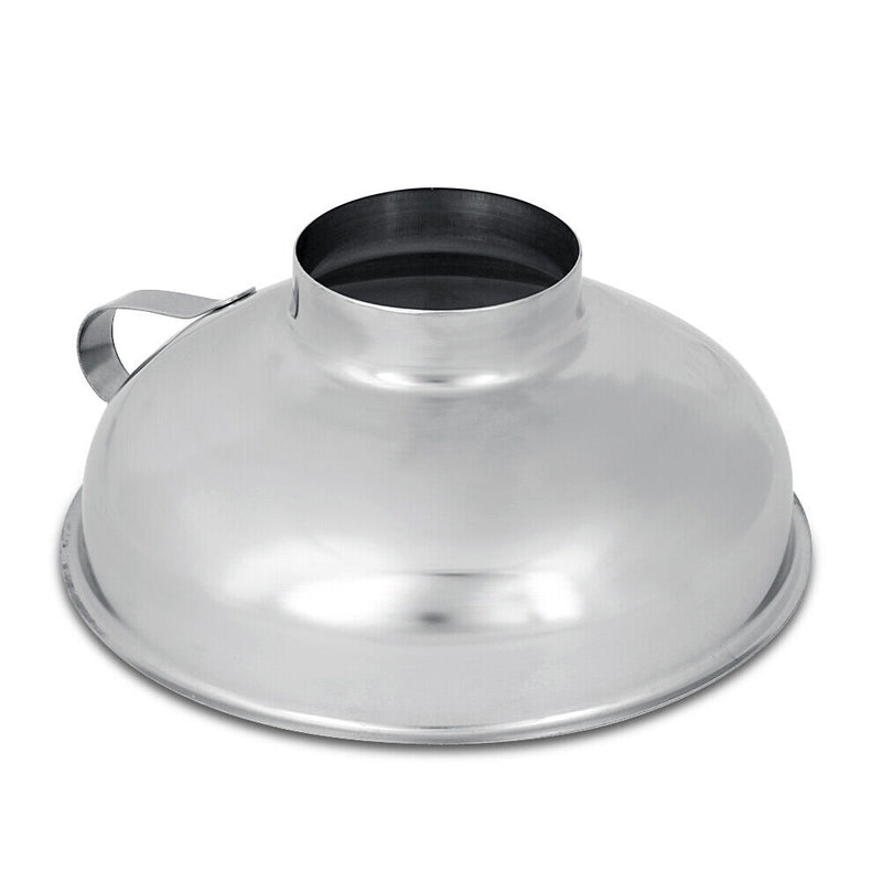 Stainless Steel Wide Mouth Canning Funnel Hopper Filter Kitchen Tools