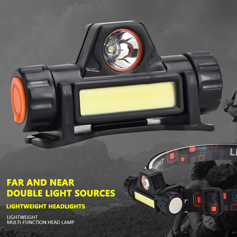 Portable LED Headlamp Work Light Super Bright Head Torch Flashlight Headlights