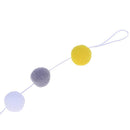 2m Cute ?Fur Plush Pompom Hair Ball for ?DIY ?Baby Room Wedding Decor(3) Newly
