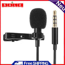 Cable Audio Sound Recording Capacitor Microphone Metal Clip for Smart Phone