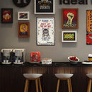 Cat Sheet Metal Drawing Metal Painting Tin Wall Home Poster Bedroom Art Sign