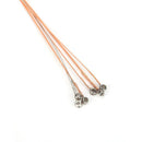 6pcs/set Copper Rust-proof Folk Guitar Strings Acoustic Guitar Parts (Red) Newly