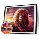 DIY Diamond Painting Lion Full Round Drill Mosaic Art Picture Home Decor Craf