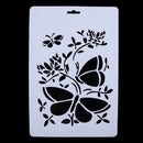 6x Layering Stencils  For Walls Painting Scrapbooking Embossing Paper Newly