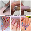 For Acrylic Powder Manicure Powder  Bursh Acrylic Nail Brush Round Shaped