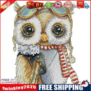 Partial Cross Stitch Cotton Thread 14CT 2 Strand Printed Owl Needlework Kit