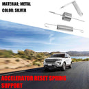Chrome Alloy Throttle Return Spring Bracket + Dual Springs for Chevy Ford