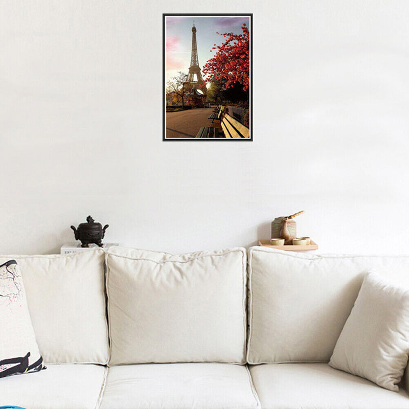 5D DIY Diamond Painting Paris Tower Path Cross Stitch Embroidery Mosaic Kit