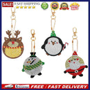 4x Keychain Pendant Full Special Shaped Drill Diamond Christmas DIY Paintin