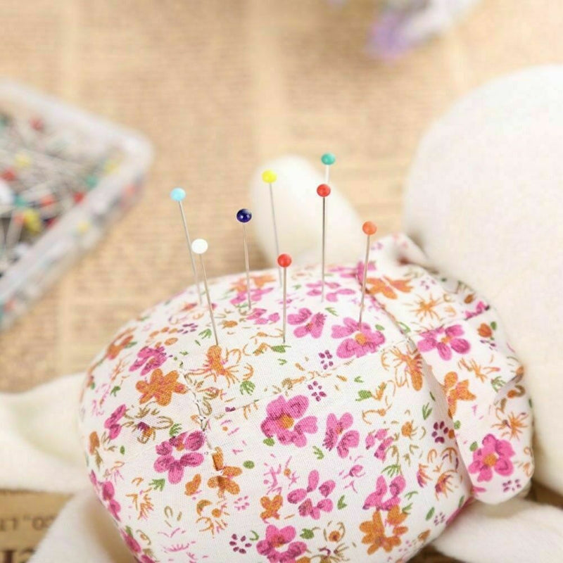 100X Round Head Dressmaking Sewing Straight Pins Mixed Color. Y0J3 Q8P6