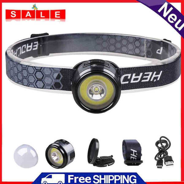 4 in 1 Waterproof XPG+COB LED Cap Hat Light Hiking Camping Working Headlamp