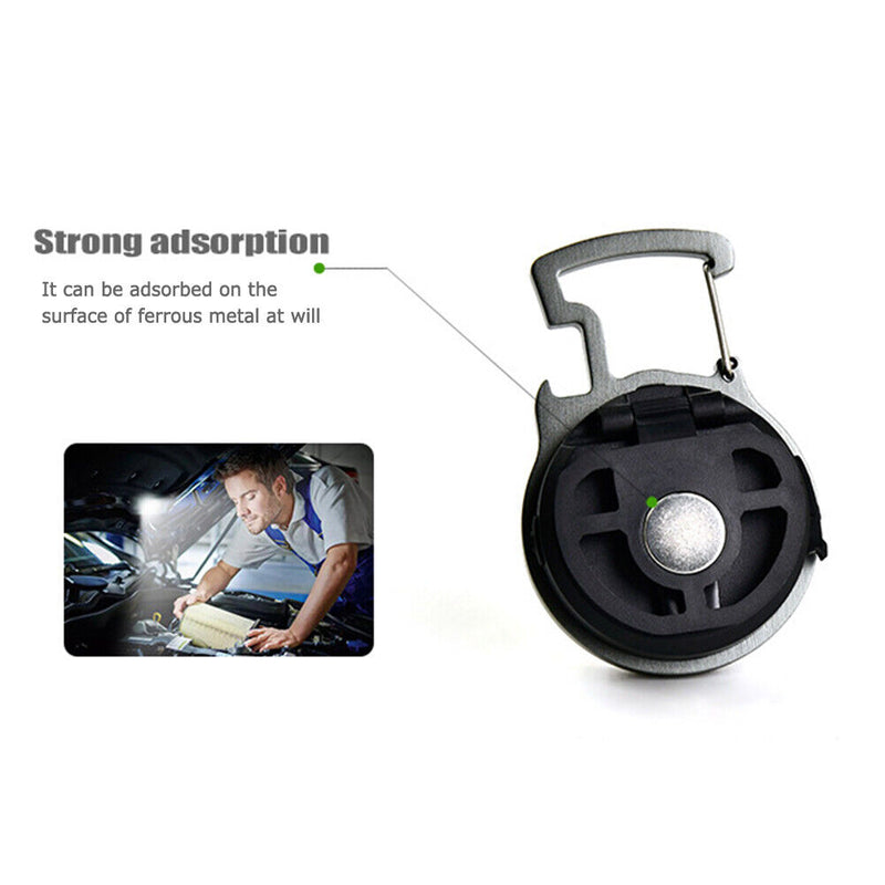 Mini Flashlight USB Rechargeable Portable LED Working Inspection Light Keychain