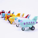 Multi-pattern Creative Toys Mini Wooden Airplane Kids Baby Educational Gift