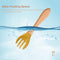 Baby Wooden Silicone Feeding Spoon Toddlers BPA-free Tableware (17) Newly