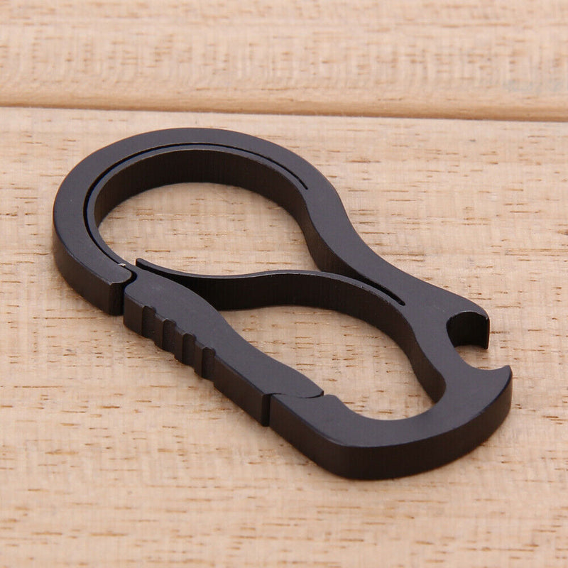 Metal Fast Buckle Outdoor Keychain EDC Equipment Titanium Alloy Carabiner