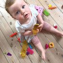 0-24M Kids Non Slip Crawling Elbow Knee Pads Infants Baby Kneecap (Pink) Newly