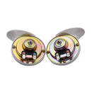 2pcs Aluminum Alloy Multi-tone Electric Air Horn Loud 12V Car Motorcycle Horns