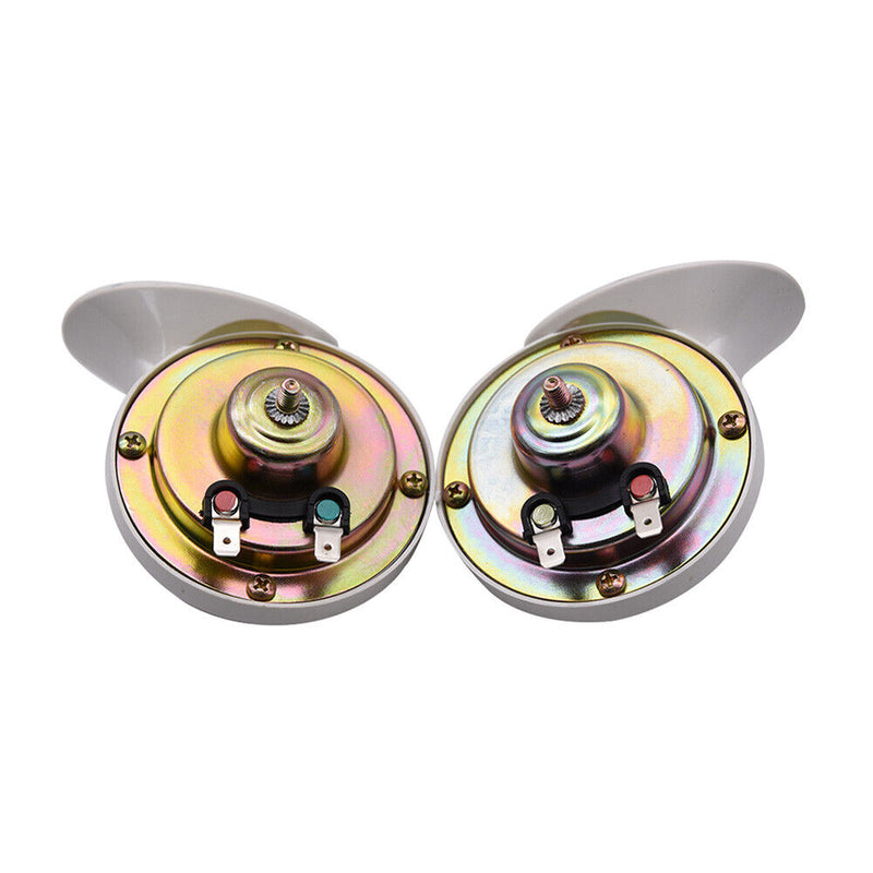 2pcs Aluminum Alloy Multi-tone Electric Air Horn Loud 12V Car Motorcycle Horns