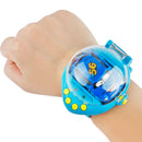 4CH Gravity Induction RC Wrist Watch Control 2.4GHz Mini Racing Car (Blue)