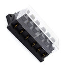 YJ-FB017 Automotive Circuit Blade Fuse Box 6 Ways Car Boat RV Block Holder