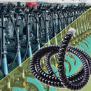 M365 TPU Winding Protection Elastic Spiral Wire Line Cable Winder Organizer