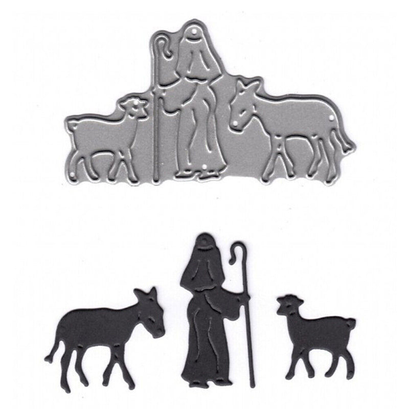 Christmas Embossing Cutting Dies Carbon Steel DIY Scrapbooking Photo Album Card