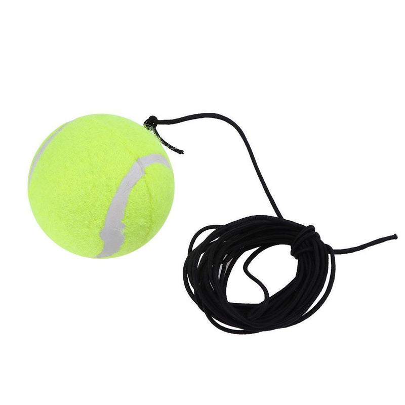 High Elasticity Self-Study Woolen Training Tennis Ball w/ Detachable String