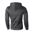 Men Casual Teenager Boy Autumn Long-Sleeves Fleece Cotton Hoodie Sweatershirt