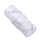 Travel PU Marbling Makeup Brushes Pen Holder Storage Cosmetic Case Box(L)