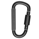 Survival D-ring Locking Carabiner Clip EDC Tools Keychain Hanging Hook Buckle