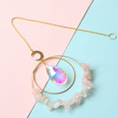Moon Circle Crystal Suncatcher Lighting Accessories Curtain Home Garden Penda