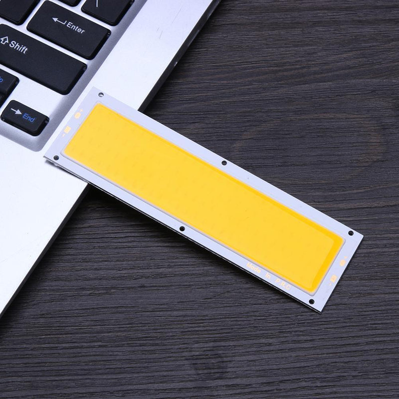 12V 10W COB Panel Light LED Strip Light Lamp Bulb 120X36mm Warm White Newly
