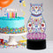 DIY Special Shaped Diamond Painting Cat LED Light Cross Stitch Embroidery L