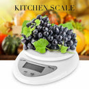 5KG Digital Kitchen Scales LCD Electronic Cooking Food Bowl Measuring S9O3 G4H0